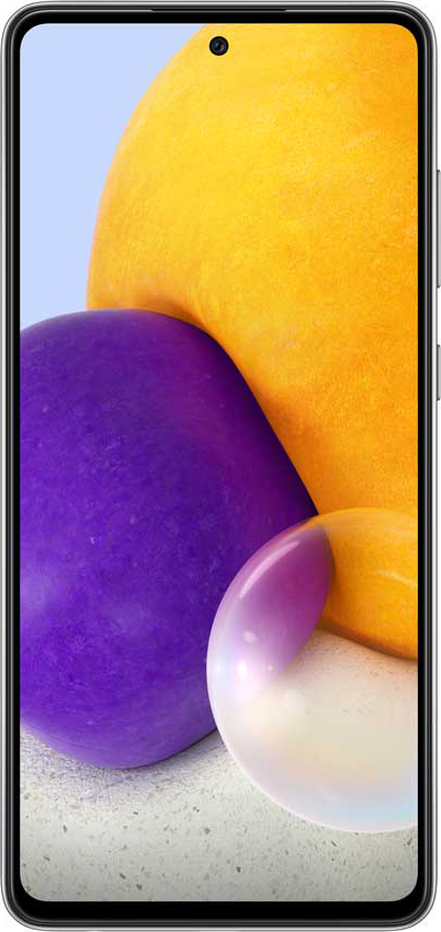 Samsung Galaxy A72 Dual SIM Mobile, 256GB Internal Memory, 8GB RAM, 4G LTE, Black