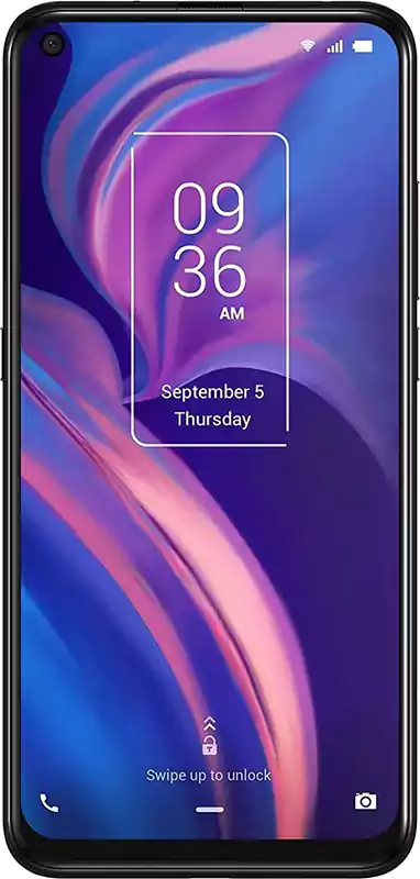 TCL T1 Plex Dual SIM Mobile, 128GB Internal Memory, 6GB RAM, 4G LTE Network, Black