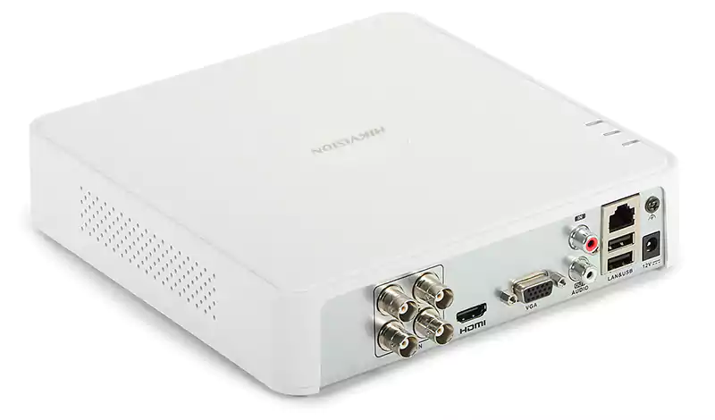 مسجل فيديو هيك فيجن، 4 قنوات اتصال، ابيض، DS.7104HQHI.K1-4