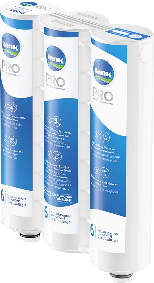 Tank Pro 6 Stage Water Filter, TIMEX Technology, Black