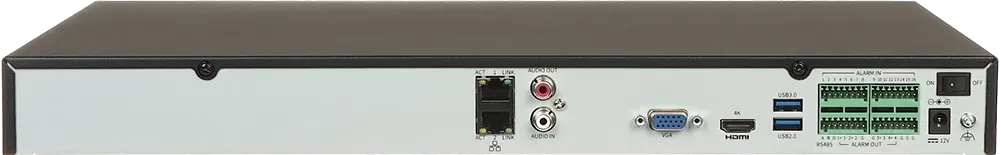 Uniview Network Video Recorder NVR, 32 Channels, 4 hard disk ports, black, 304-32E2