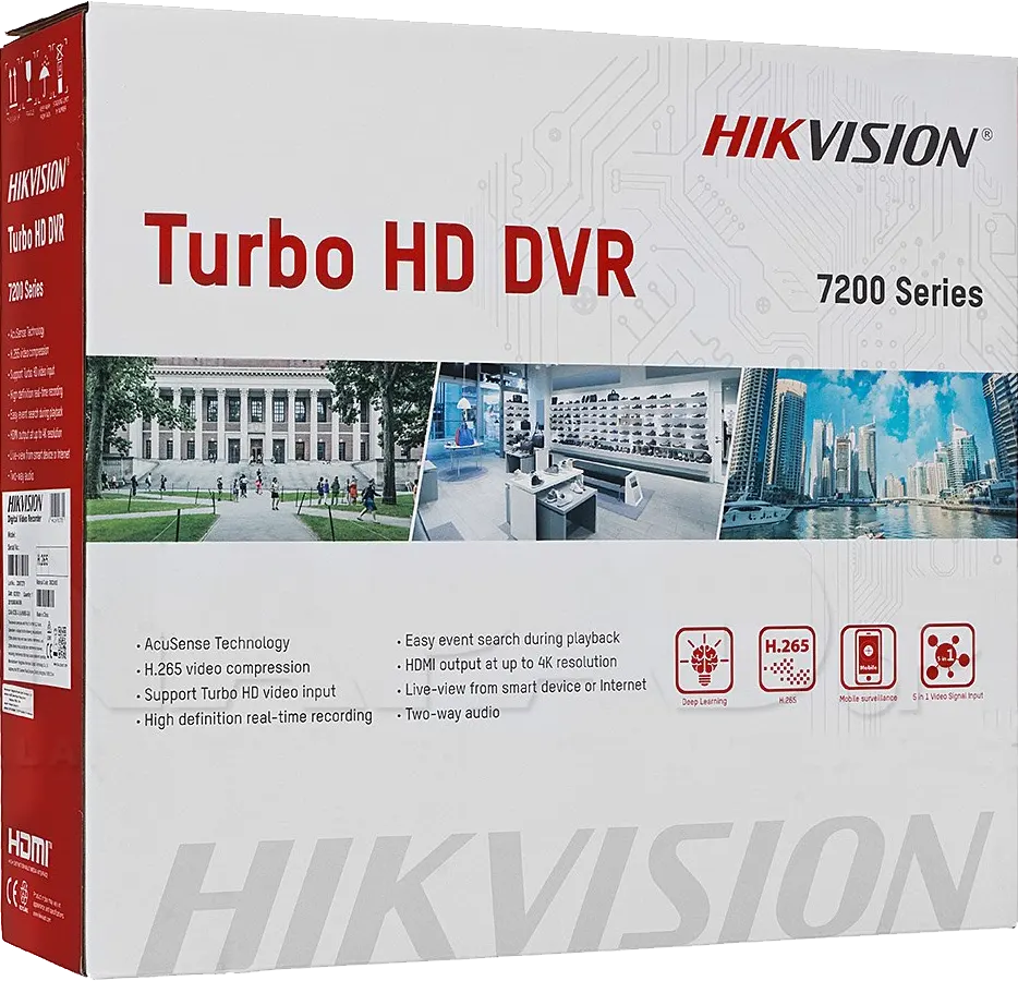 جهاز تسجيل فيديو هيك فيجن توربو اتش دي 16 قناة، يو اس بي، اتش دي ام اي، اسود، IDS-7216HUHI-M2