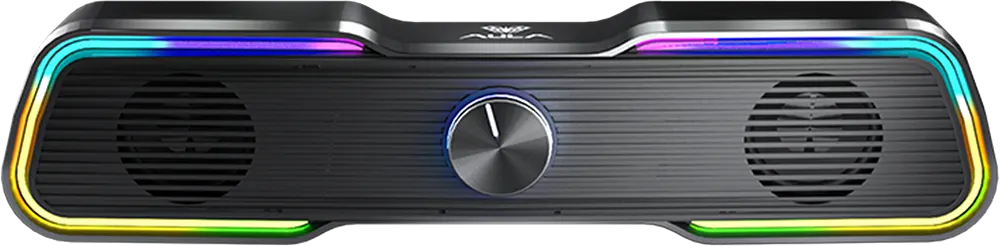 Aula Computer Speaker ,  Wired Gaming , RGB lighting, Black, N-169B