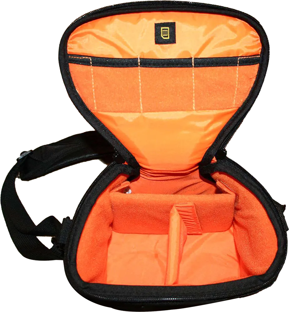 Fancier Nylon Camera Bag, Black, WB-9037