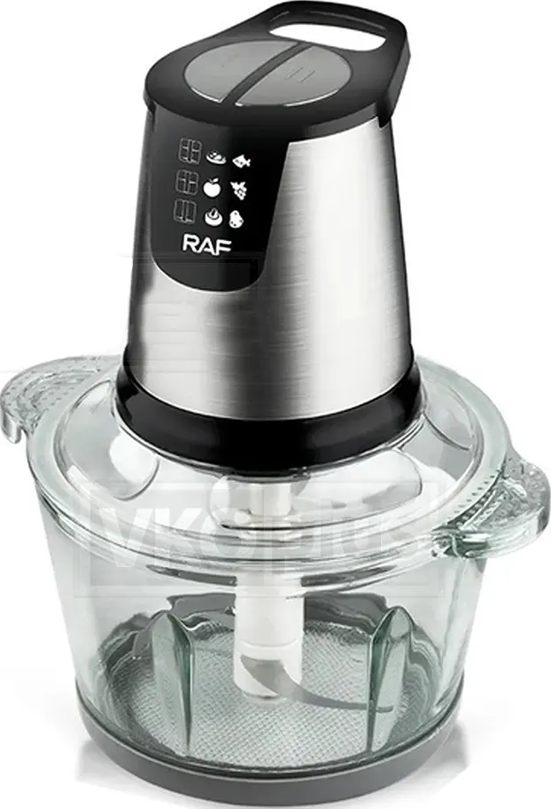 RAF Chopper, 800 Watt, 2 Liter, Silver, R.7009