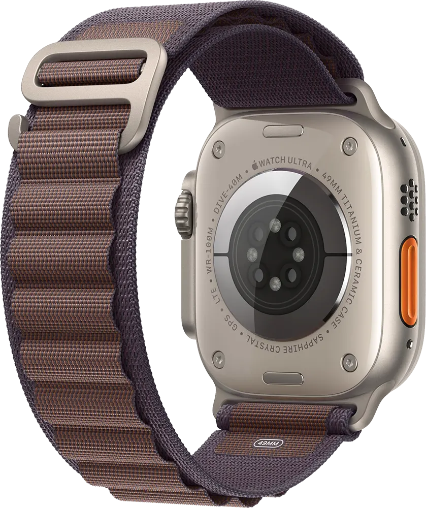 Apple Watch Ultra 2, 49mm Retina LTPO OLED Display, GPS + Cellular, Titanium Case, Brown