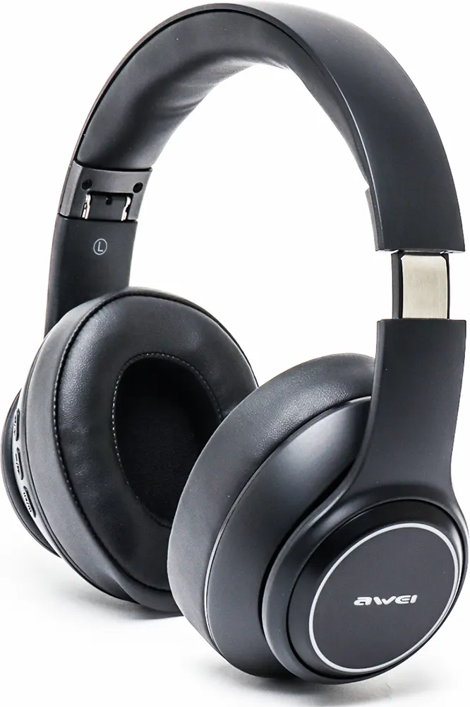 سماعة راس لاسلكية اوي بلوتوث، قابلة للشحن، مدخل كارت ميموري، أسود، A200BL