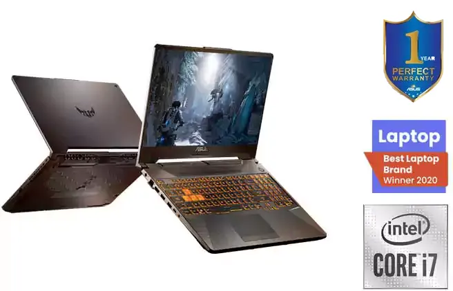 لاب توب اسوس TUF FX506LI-HN138T، معالج من الجيل العاشر، Intel®  Core™ i7، هارد 1 تيرابايت HDD + هارد 512 جيجابايت SSD، نفيديا GTX 1650TI 4GB، شاشة 15.6 بوصة FHD، ويندوز 10، رمادي