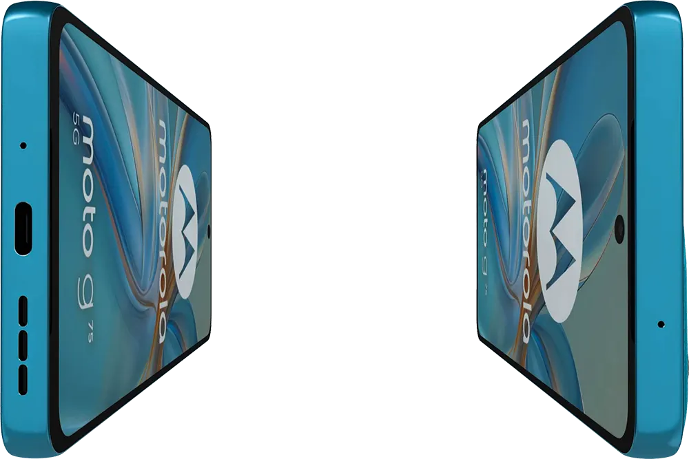 Motorola Moto G75 Dual SIM Mobile , 256GB Memory, 8GB RAM, 5G, Aqua Blue