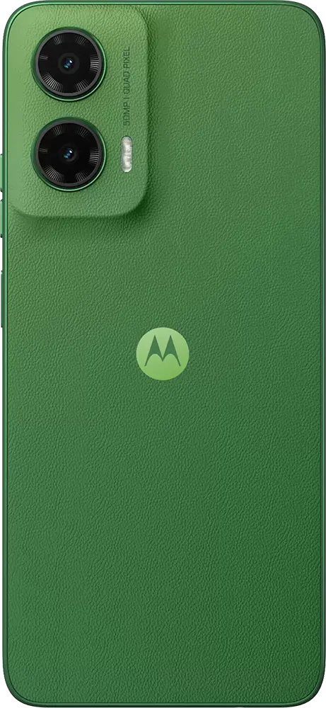Motorola Moto G35, Dual SIM Mobile, 256GB Memory, 8GB RAM, 5G, Leaf Green