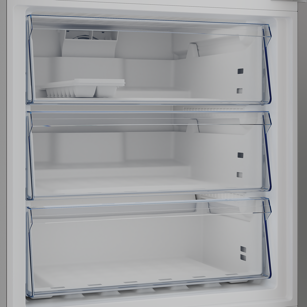 Beko Refrigerator B5RCNE565HXPE Combi No Frost 561L 2 Door Digital Display Inverter Water Dispenser - Silver