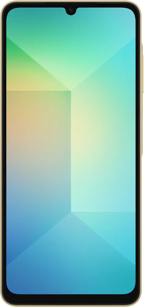 Samsung Galaxy A06 Dual SIM Mobile , 128GB Internal Memory , 4GB RAM , 4G LTE , Gold