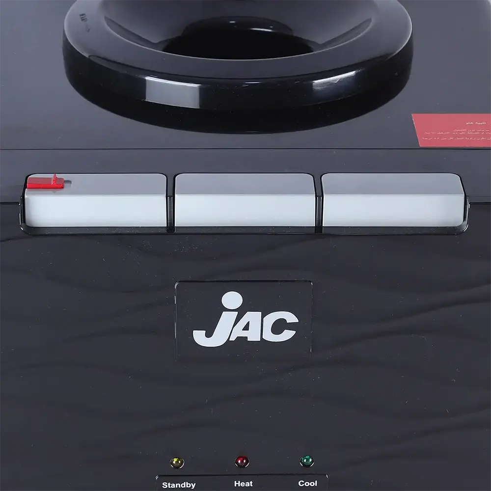 مبرد مياه جاك، 3 حنفية ( بارد + ساخن + عادي)، تحميل علوي، أسود، NGWD-C331B