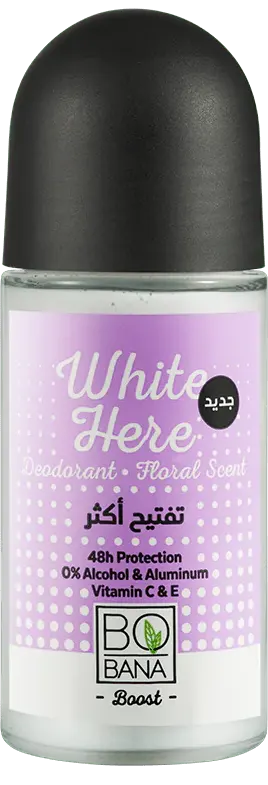 مزيل عرق بوبانا للتفتيح بالورود للنساء، مزيل عرق رول اون، 50 مل