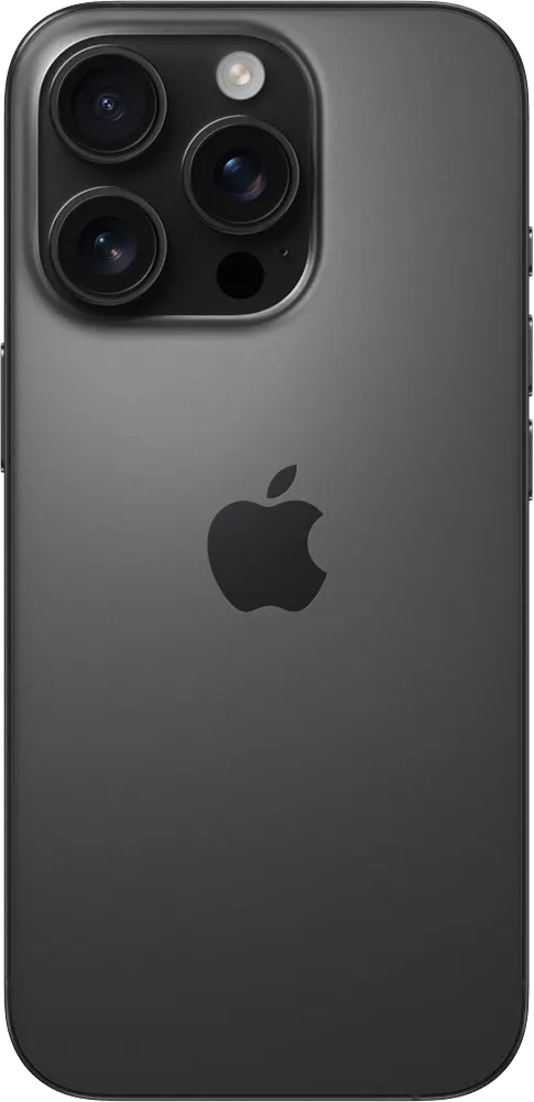 iPhone 16 Pro Single SIM Mobile, 128GB Internal Memory, 8GB RAM, 5G Network, Black Titanium