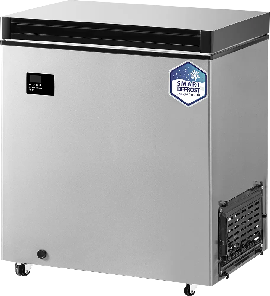 Unionaire Defrost Chest Freezer, 145 Liters, Digital Display, Silver, Model UC-200VVA-DH