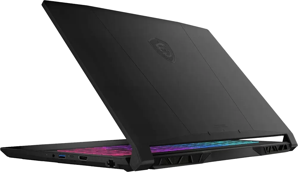 لابتوب msi كاتانا 15A15 AI B8VF-614XEG، معالج AMD Ryzen™ 9 8945HS، رامات 16 جيجابايت، هارد ديسك 512 جيجابايت SSD ، كارت شاشة NVIDIA® GeForce RTX™ 4060 سعة 8 جيجابايت GDDR6، شاشة 15.6 بوصة FHD، أسود