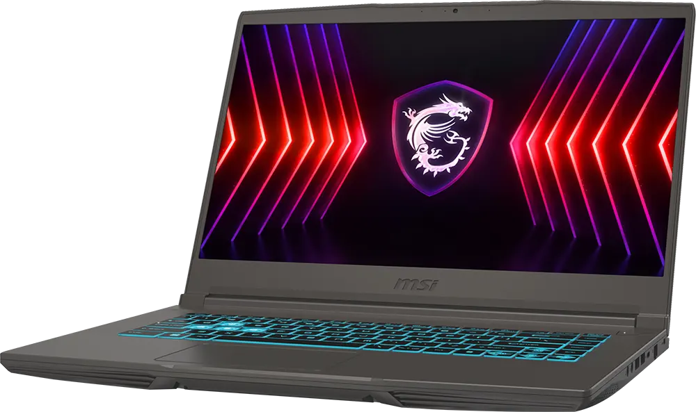 لاب توب إم إس آى Thin A15 B7UC-424XEG، معالج AMD Ryzen™ 7- 7735HS، رامات 16 جيجابايت ، هارد ديسك 512 جيجابايت SSD، كارت شاشة NVIDIA® GeForce RTX ™ 3050 سعة 4 جيجابايت GDDR6، شاشة 15.6 بوصة FHD، دوس، رمادي