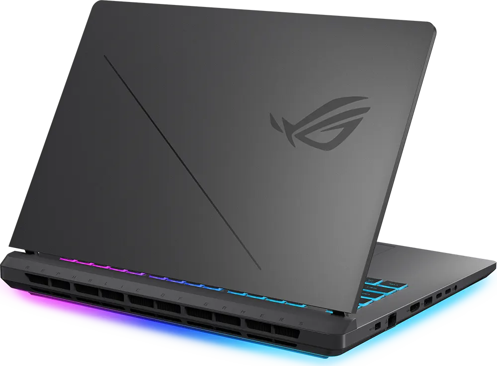 لاب توب اسوس روج سترايكس جي 16 (2025) G615LM-RV009W معالج Intel® Core™ Ultra Arrow Lake 9 275HX ، رامات 16 جيجابايت، هارد ديسك 1 تيرابايت SSD، كارت شاشة نفيديا جي فورس RTX™ 5060 سعة 8 جيجابايت، شاشة 16 بوصة دقة WQXGA، ويندوز 11 هوم، رمادي