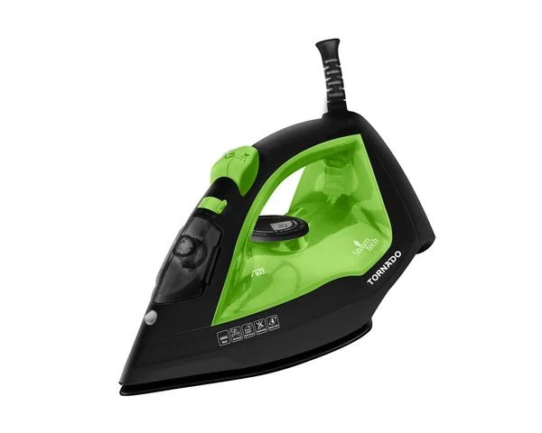 Tornado Steam Iron 2000 Watt, Ceramic soleplate, Rose or Gray or Green, TST-2000C