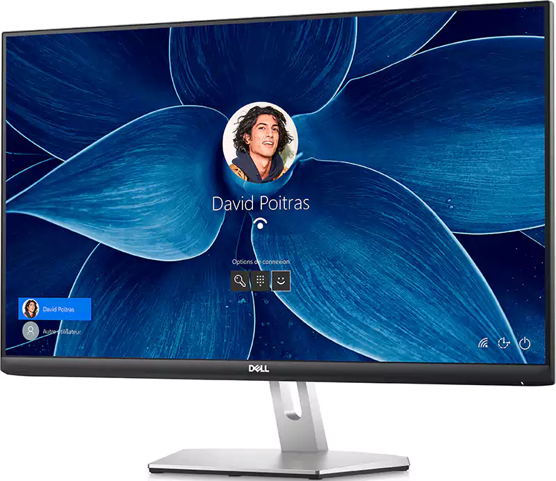 شاشة كمبيوتر ديل 27 بوصة، فل اتش دي اي بي اس، 75 هرتز، اي ام دي فري سينك، مخرجي HDMI، فضي، S2721HN