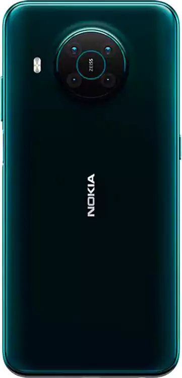 موبايل نوكيا X10، ثنائي الشريحة، ذاكرة داخلية 128 جيجابايت، رامات 6 جيجابايت، شبكة الجيل الخامس، أخضر