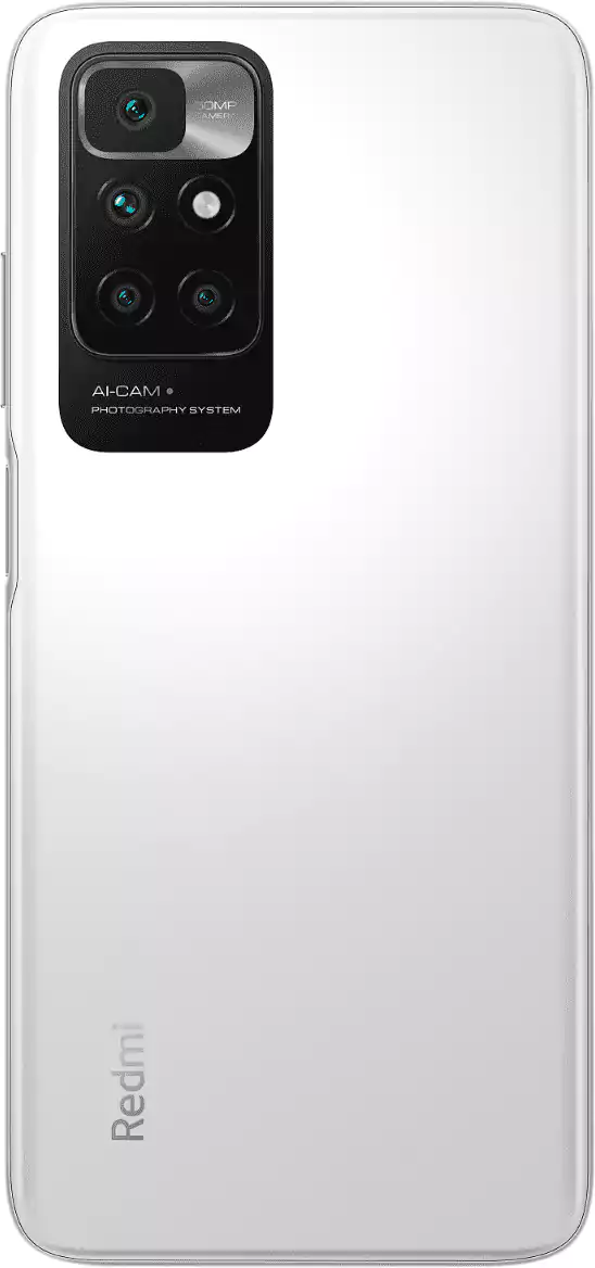 Xiaomi Redmi 10 Dual SIM Mobile, 128GB Internal Memory, 6GB RAM, 4G LTE Network, White