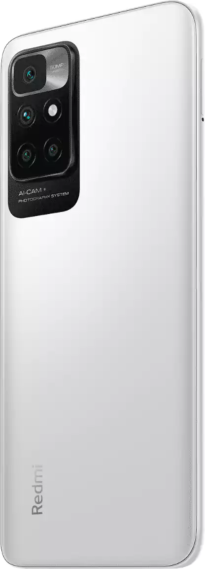 Xiaomi Redmi 10 Dual SIM Mobile, 128GB Internal Memory, 6GB RAM, 4G LTE Network, White