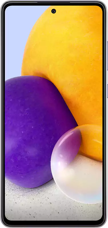 Samsung Galaxy A72 Dual SIM Mobile, 256GB Internal Memory, 8GB RAM, 4G LTE, Purple