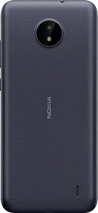 Nokia C20 Dual SIM Mobile, 32GB Internal Memory, 2GB RAM, 4G Network, Dark Blue