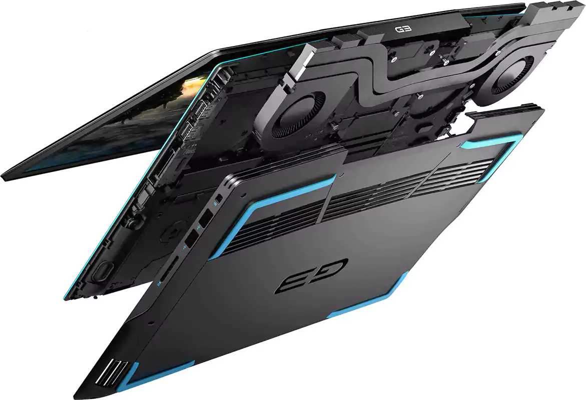لاب توب ديل 3500-G3-E010، معالج من الجيل العاشر، Intel Core I7، رامات 16 جيجابايت، 512 جيجابايت SSD هارد، نفيديا جي فورس 1660 TI 6GB، شاشة 15.6 بوصة FHD، اوبنتو، أسود