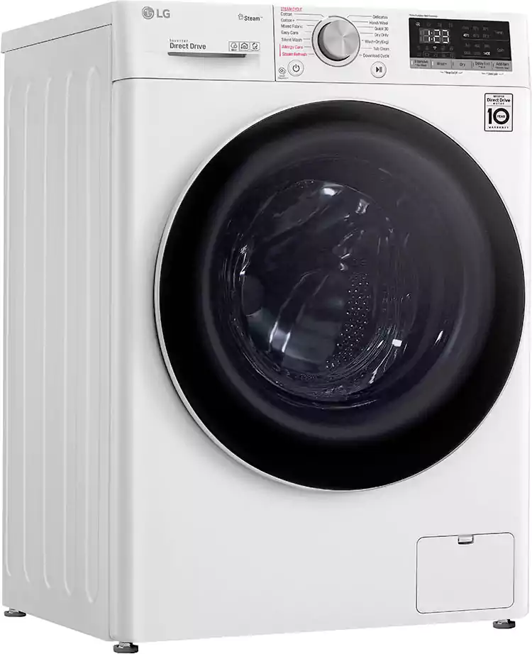 LG Vivace Fully Automatic Washing Machine, Front Loading, 8 Kg, Direct Drive Technology, White, F4R5TYG0W