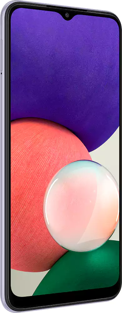 Samsung Galaxy A22 Dual SIM Mobile, 128GB Internal Memory, 4GB RAM, 4G LTE Network, Purple