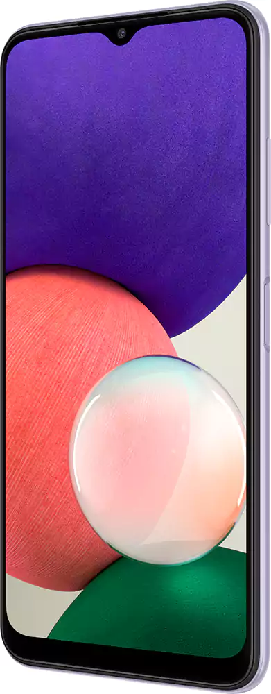 Samsung Galaxy A22 Dual SIM Mobile, 128GB Internal Memory, 4GB RAM, 4G LTE Network, Purple