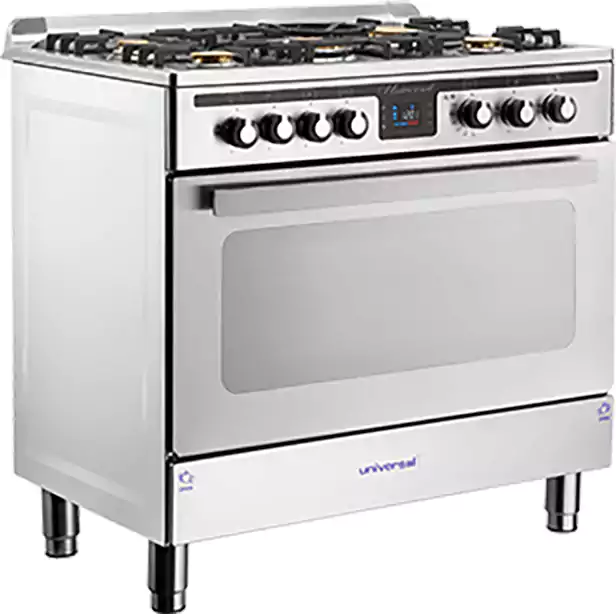 بوتجاز يونيفرسال SOLO  امان تام  90 سم  حوامل زهر  ديجتال مروحه تاتش برو نحاس SOPN 9605