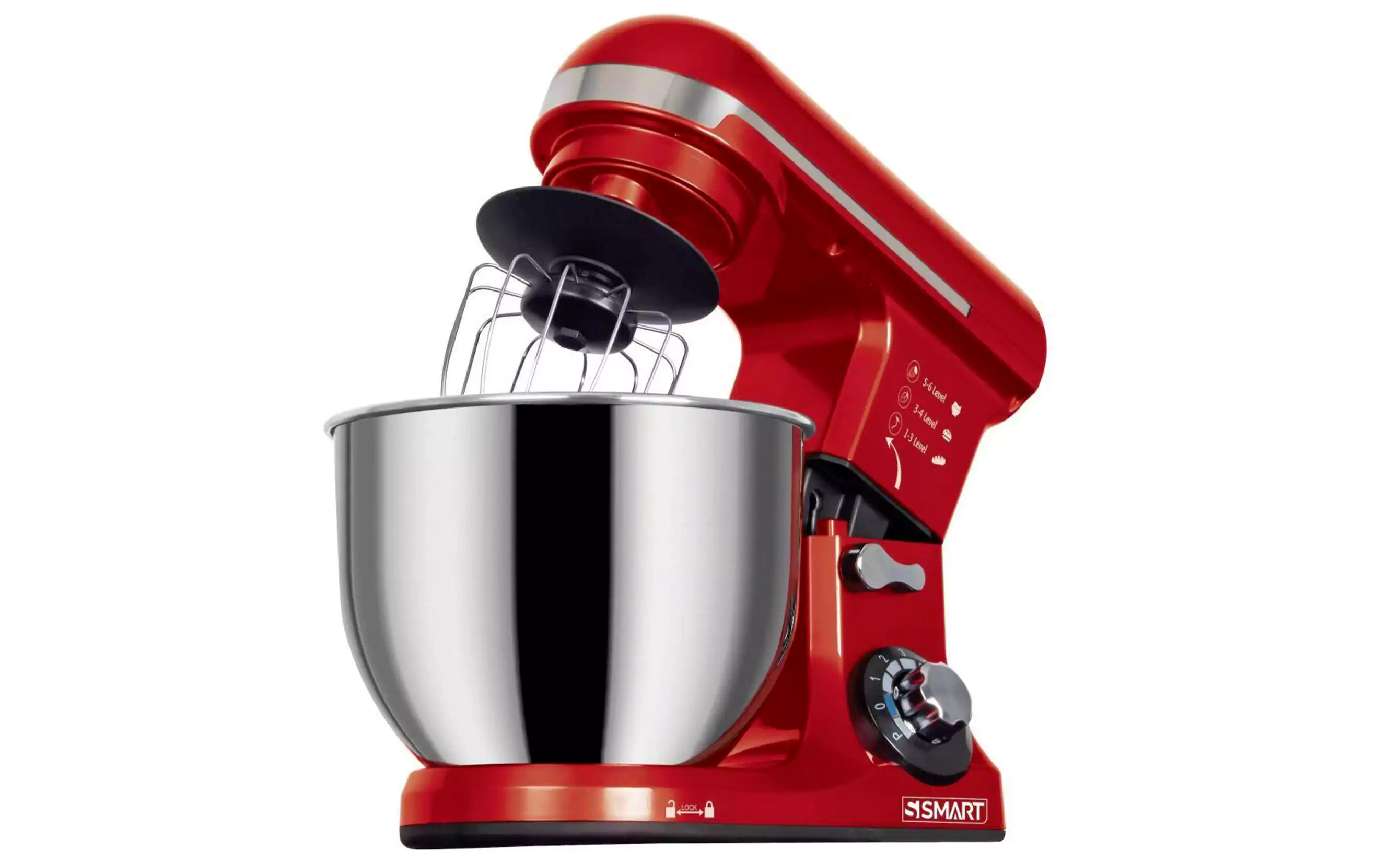 Smart Stand Mixer, 1200 Watt, 5 Liter, Red, SBM37LED