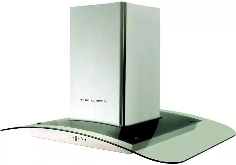 Ecomatic curved Pyramid Built-In Hood, 90 cm, 3 Speeds, Stainless, H910IGD
