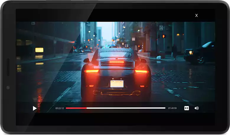 Lenovo M7 Tablet, 7 Inch Display, 16 GB Internal Memory, 1 GB RAM, 3G Network, Onyx Black