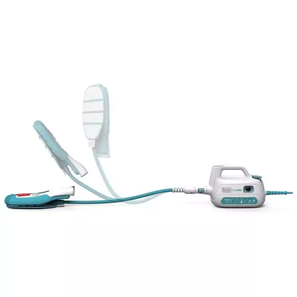 ممسحة كهربائية بالبخار بلاك أند ديكر، 1000 وات، أبيض × أزرق، FSH10SM-01