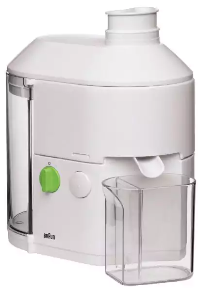 عصارة الفواكه والخضراوات براون المتعددة السرعات، 1 لتر، 600 وات، أبيض، SJ3000