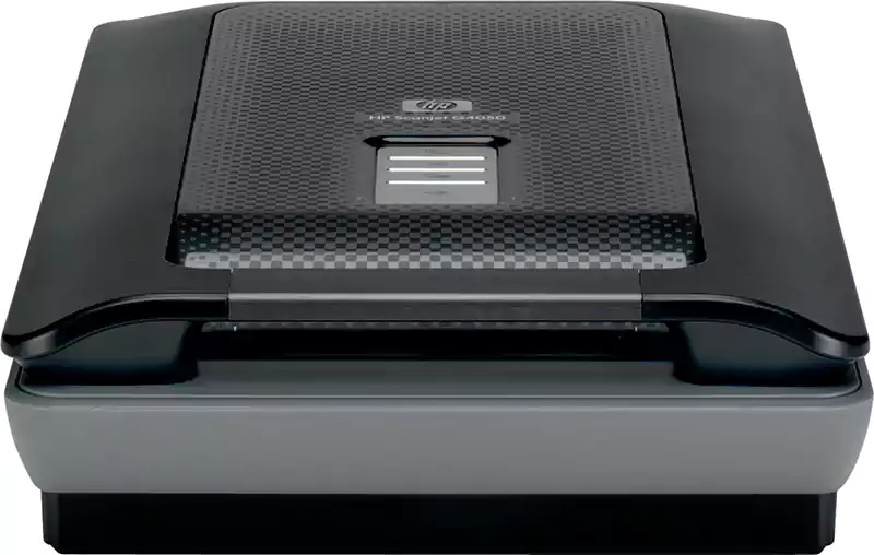 HP ScanJet G4050 Document And Photo Flatbed Scanner Black x Gray