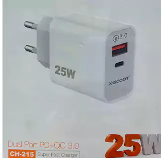 شاحن X-SCOOT 25 وات CH-215